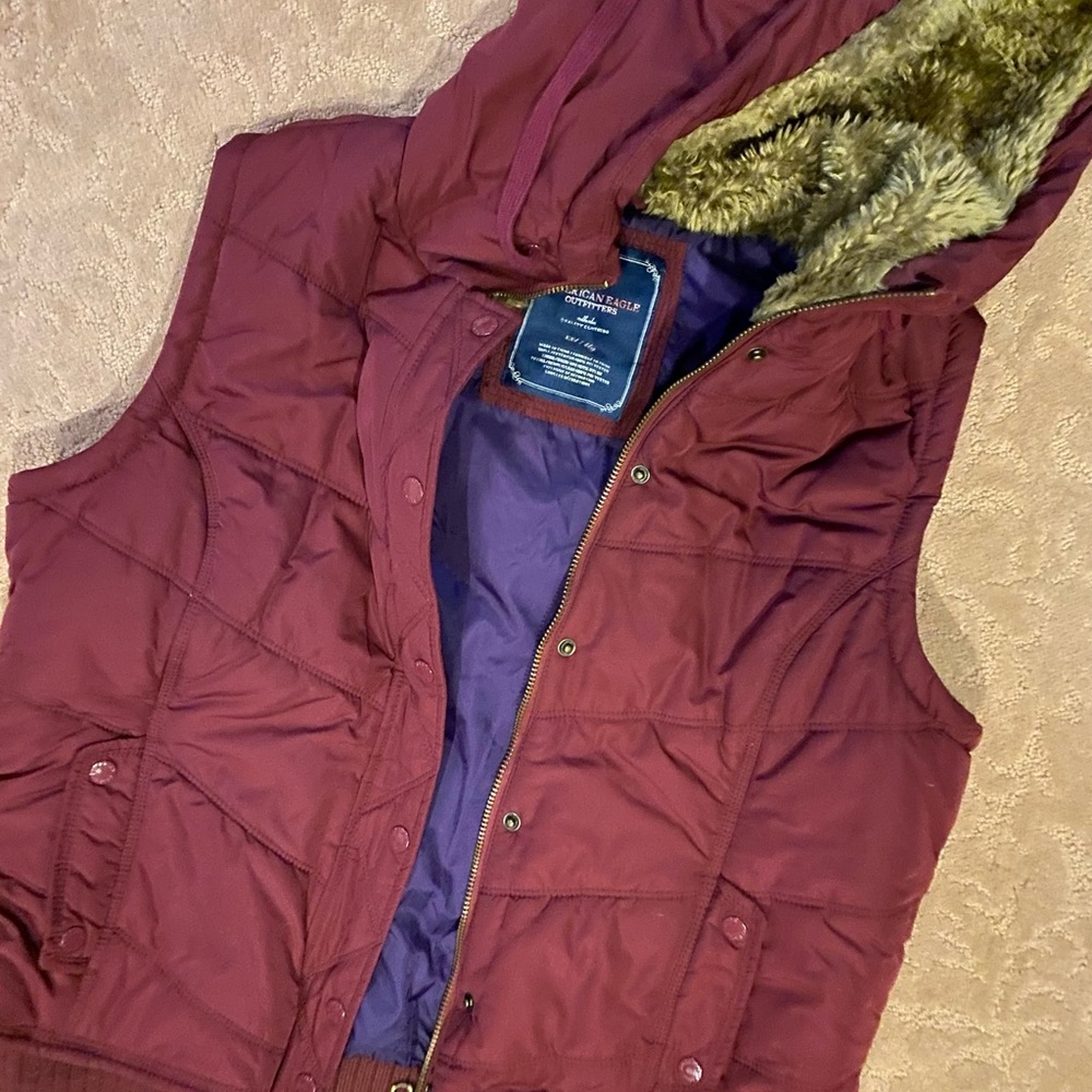 American eagle Hooded Vest